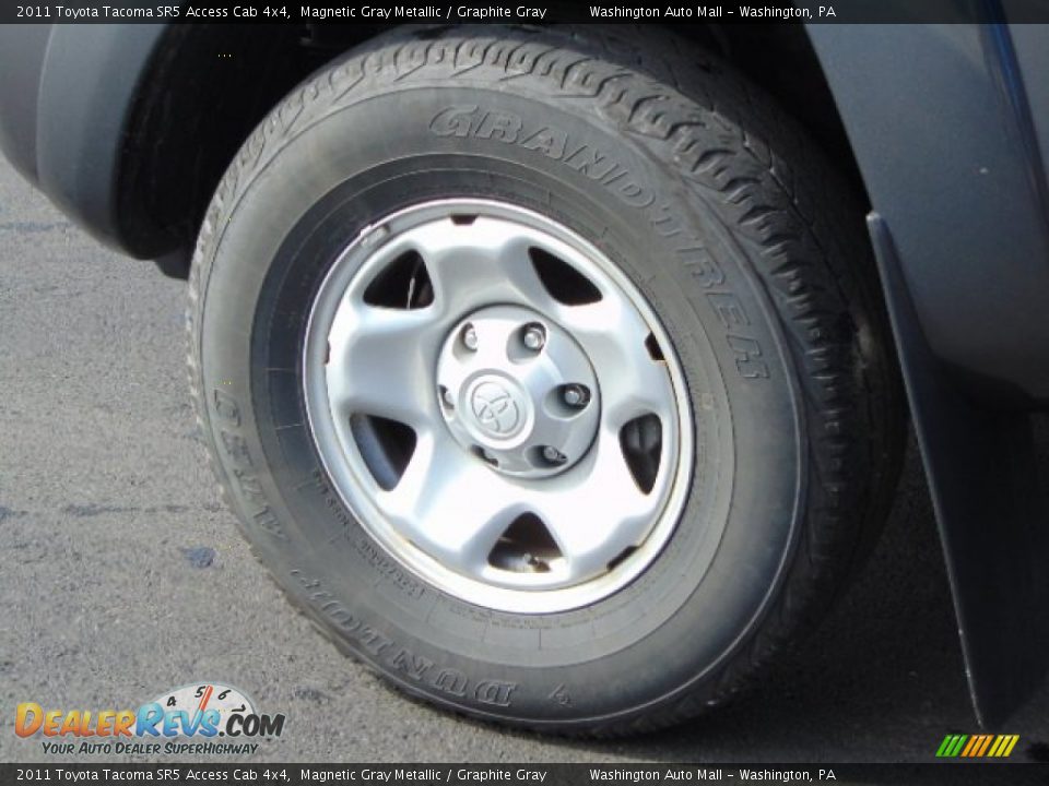 2011 Toyota Tacoma SR5 Access Cab 4x4 Magnetic Gray Metallic / Graphite Gray Photo #6