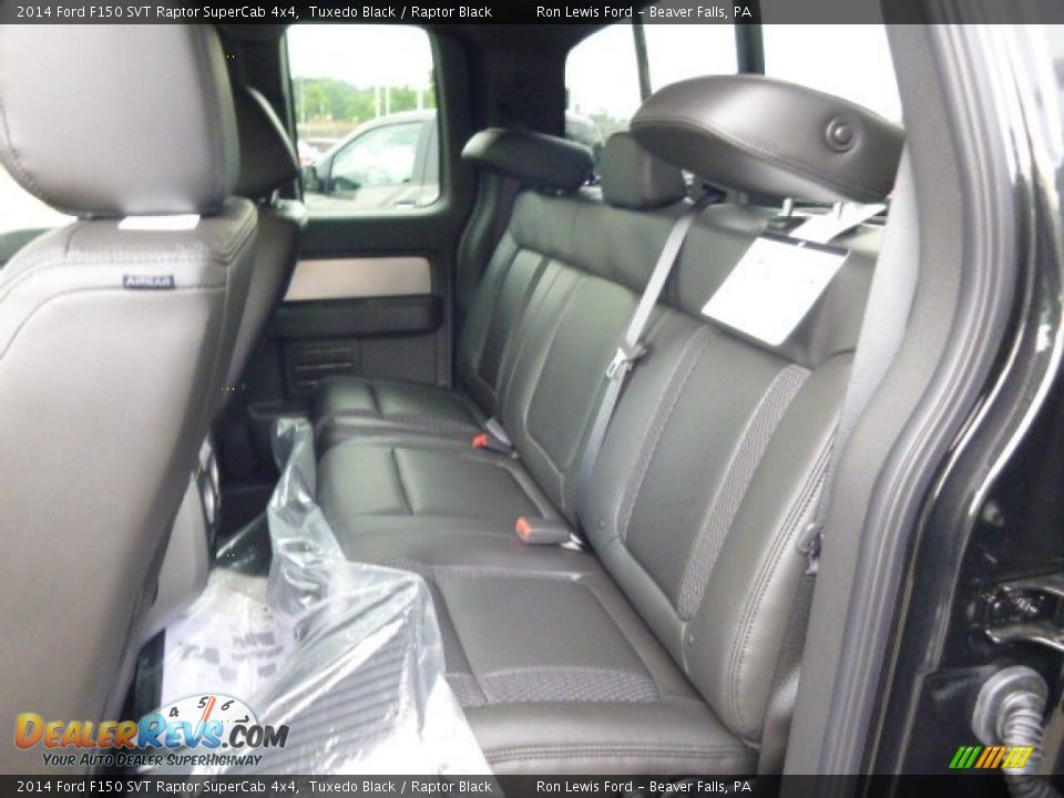 Rear Seat of 2014 Ford F150 SVT Raptor SuperCab 4x4 Photo #11
