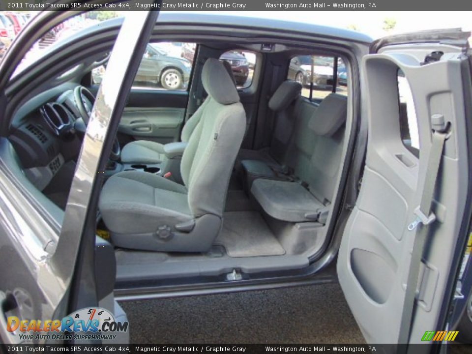 2011 Toyota Tacoma SR5 Access Cab 4x4 Magnetic Gray Metallic / Graphite Gray Photo #11
