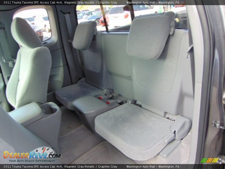 2011 Toyota Tacoma SR5 Access Cab 4x4 Magnetic Gray Metallic / Graphite Gray Photo #14