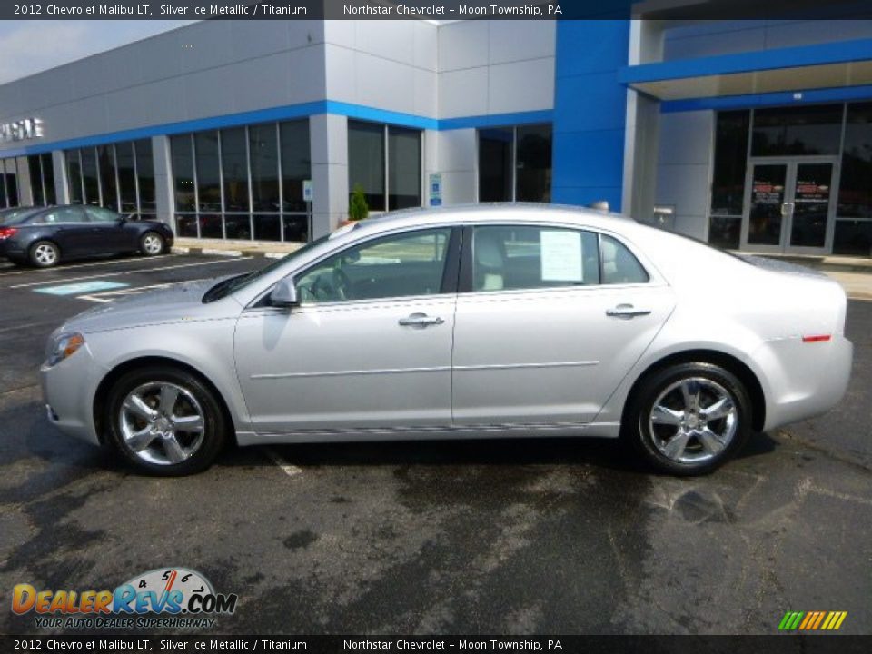 2012 Chevrolet Malibu LT Silver Ice Metallic / Titanium Photo #2