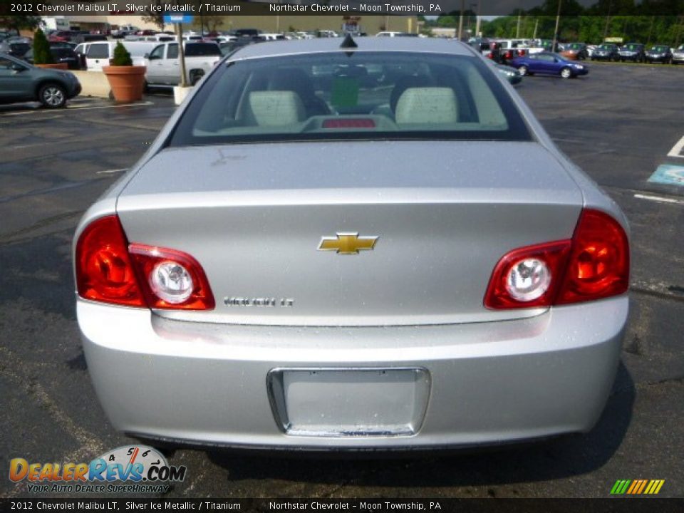 2012 Chevrolet Malibu LT Silver Ice Metallic / Titanium Photo #4