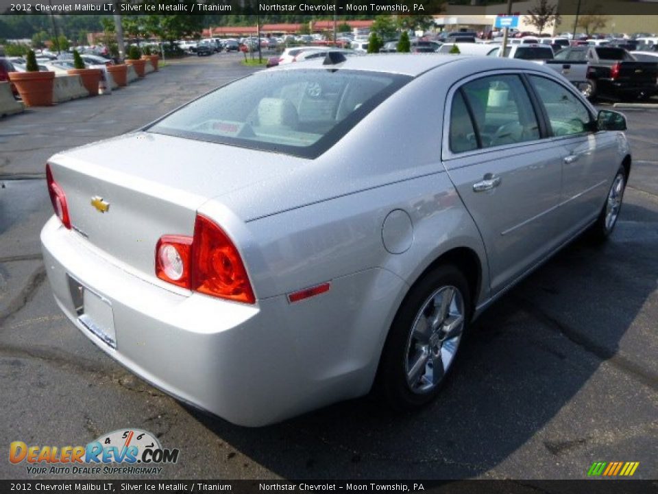 2012 Chevrolet Malibu LT Silver Ice Metallic / Titanium Photo #5