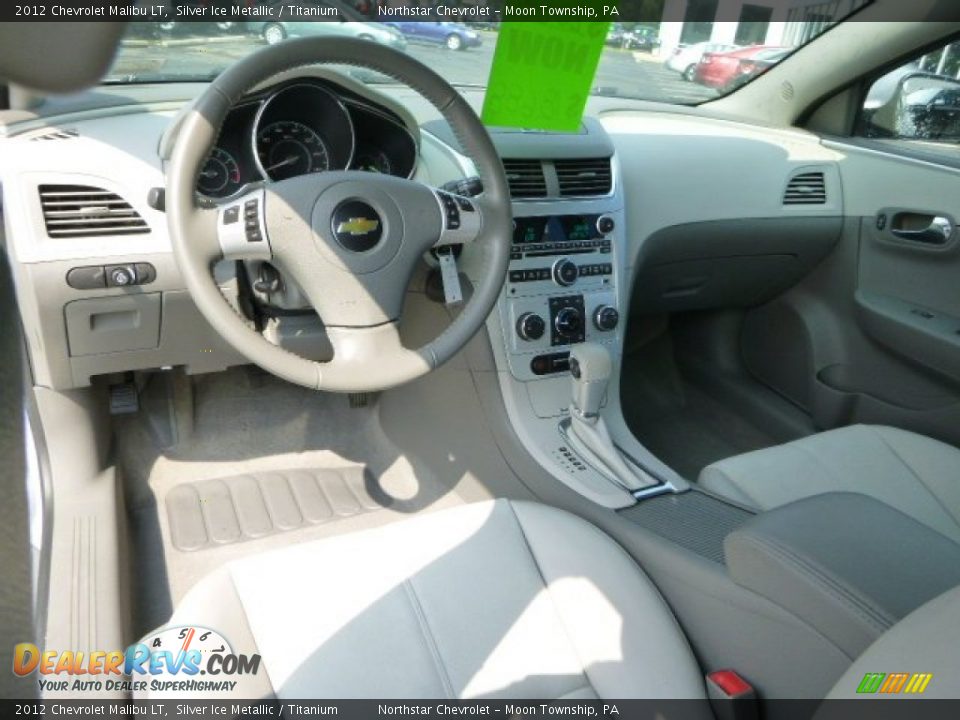 2012 Chevrolet Malibu LT Silver Ice Metallic / Titanium Photo #12