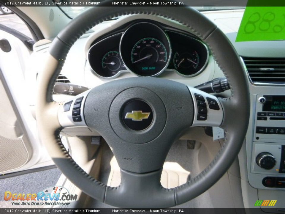 2012 Chevrolet Malibu LT Silver Ice Metallic / Titanium Photo #16