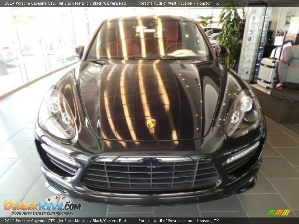 2014 Porsche Cayenne GTS Jet Black Metallic / Black/Carrera Red Photo #2