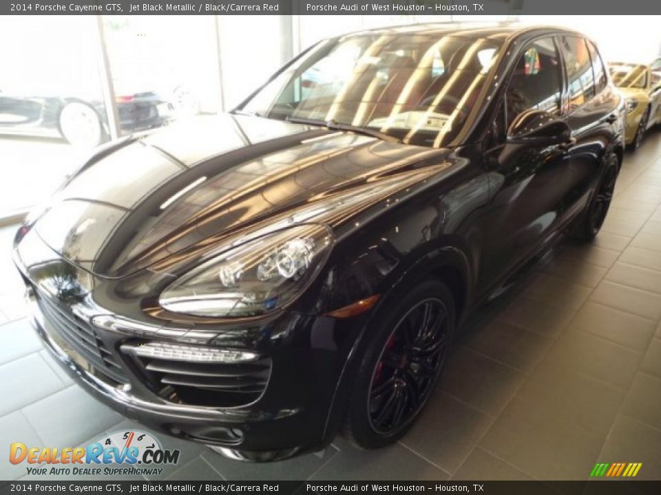 2014 Porsche Cayenne GTS Jet Black Metallic / Black/Carrera Red Photo #3