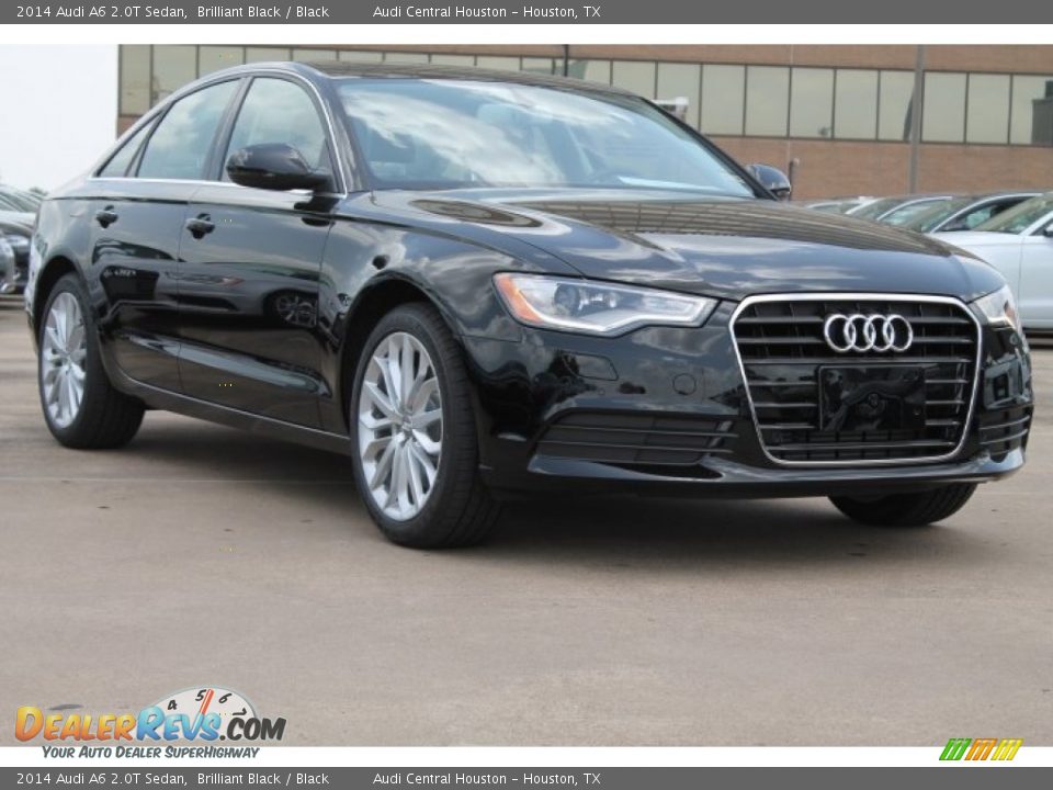 2014 Audi A6 2.0T Sedan Brilliant Black / Black Photo #1