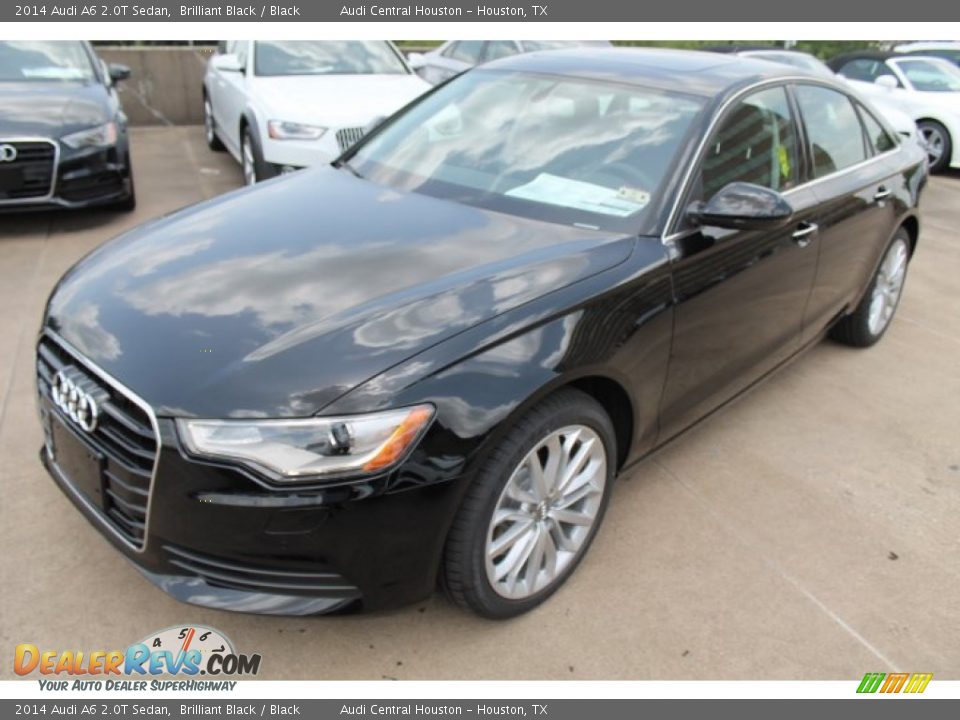 2014 Audi A6 2.0T Sedan Brilliant Black / Black Photo #3