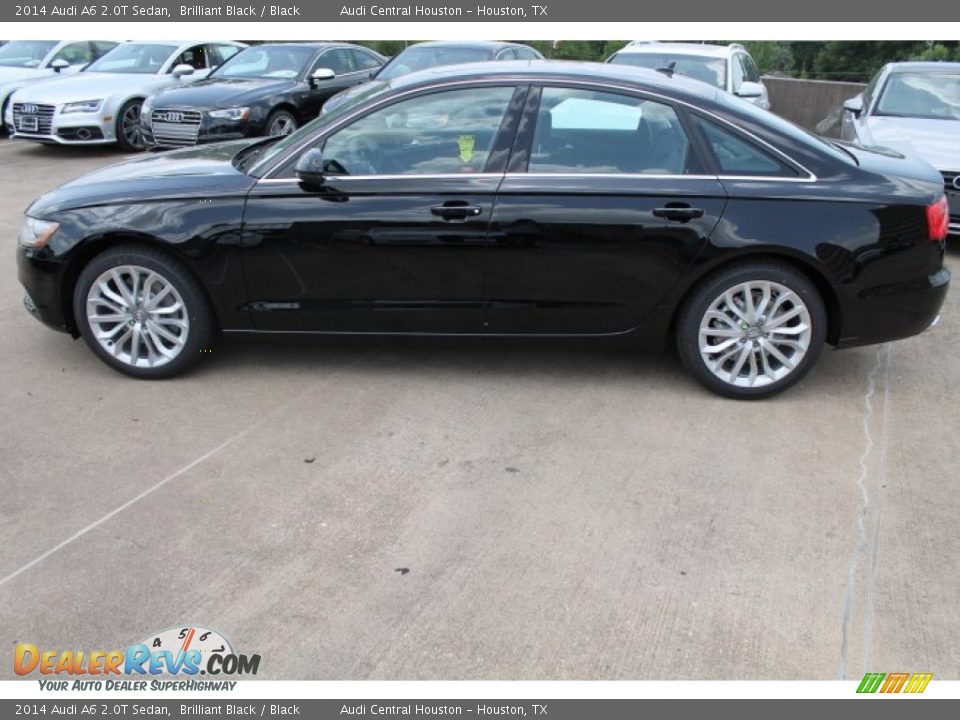 2014 Audi A6 2.0T Sedan Brilliant Black / Black Photo #5