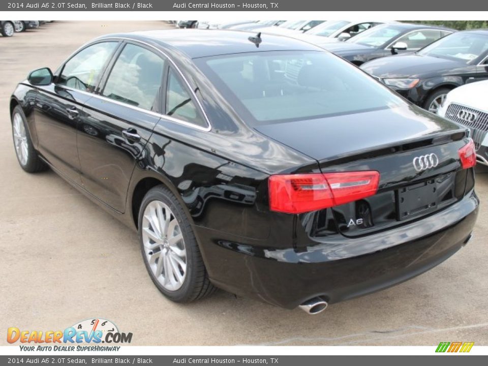2014 Audi A6 2.0T Sedan Brilliant Black / Black Photo #6