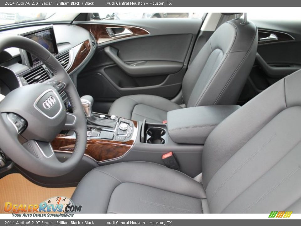 2014 Audi A6 2.0T Sedan Brilliant Black / Black Photo #9
