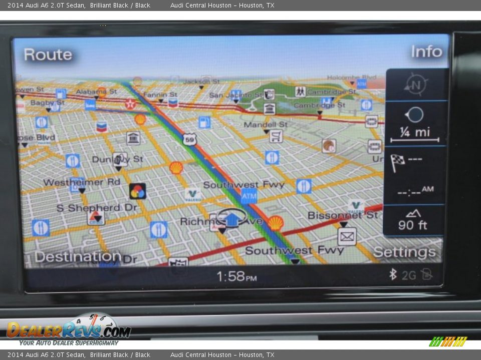 2014 Audi A6 2.0T Sedan Brilliant Black / Black Photo #22