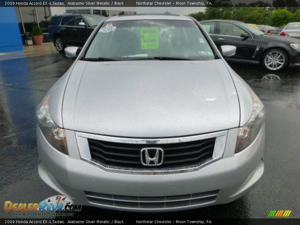 2009 Honda Accord EX-L Sedan Alabaster Silver Metallic / Black Photo #8