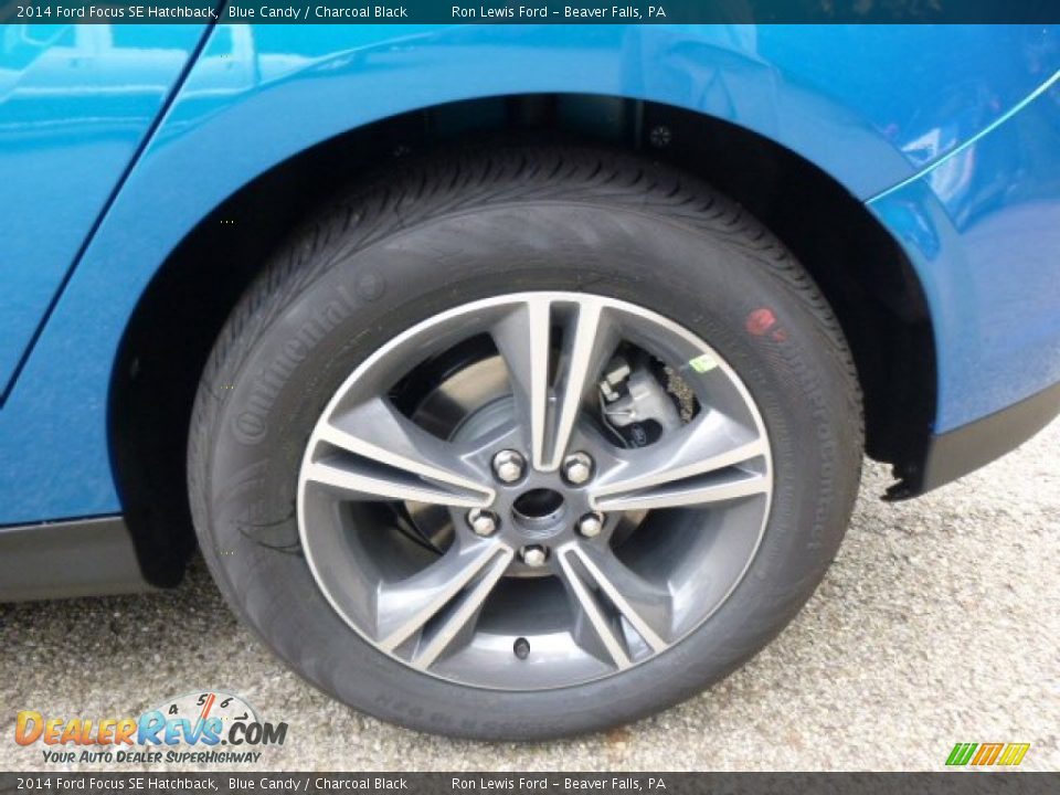 2014 Ford Focus SE Hatchback Blue Candy / Charcoal Black Photo #9