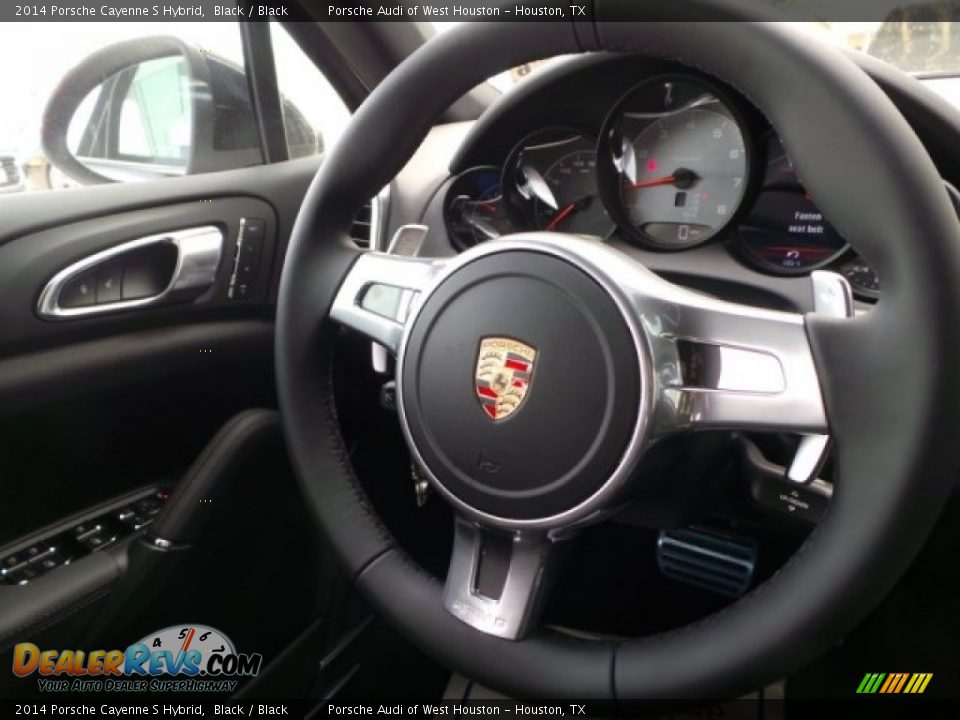 2014 Porsche Cayenne S Hybrid Steering Wheel Photo #28