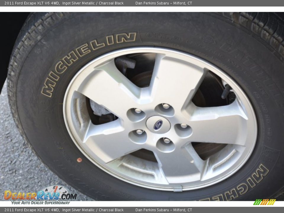 2011 Ford Escape XLT V6 4WD Ingot Silver Metallic / Charcoal Black Photo #22