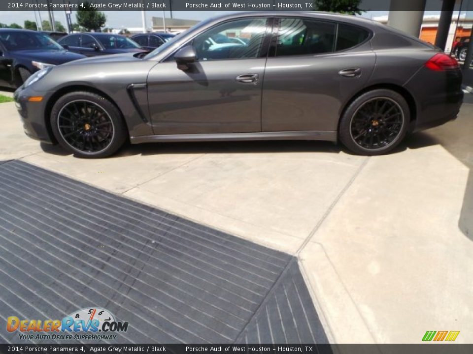 2014 Porsche Panamera 4 Agate Grey Metallic / Black Photo #4