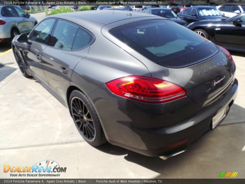 2014 Porsche Panamera 4 Agate Grey Metallic / Black Photo #5