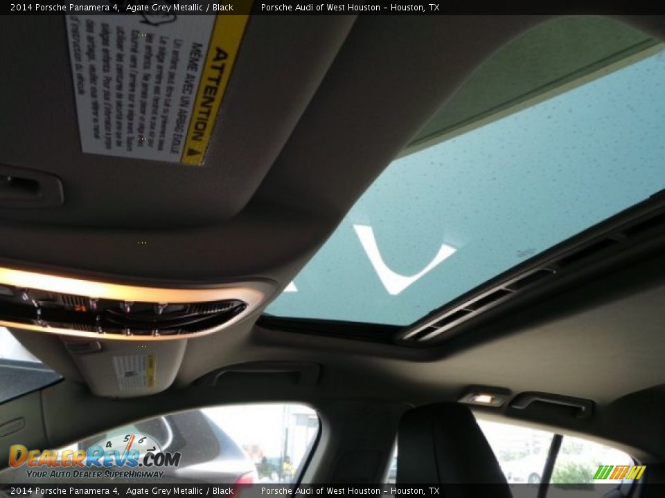 2014 Porsche Panamera 4 Agate Grey Metallic / Black Photo #19