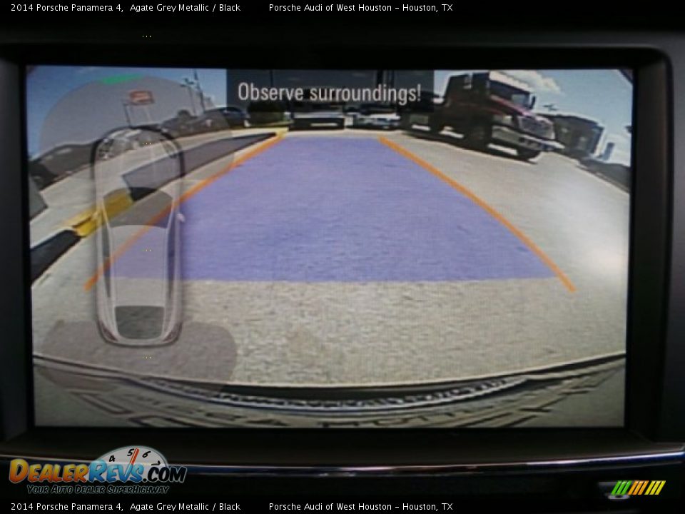 2014 Porsche Panamera 4 Agate Grey Metallic / Black Photo #22