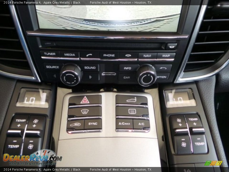2014 Porsche Panamera 4 Agate Grey Metallic / Black Photo #23