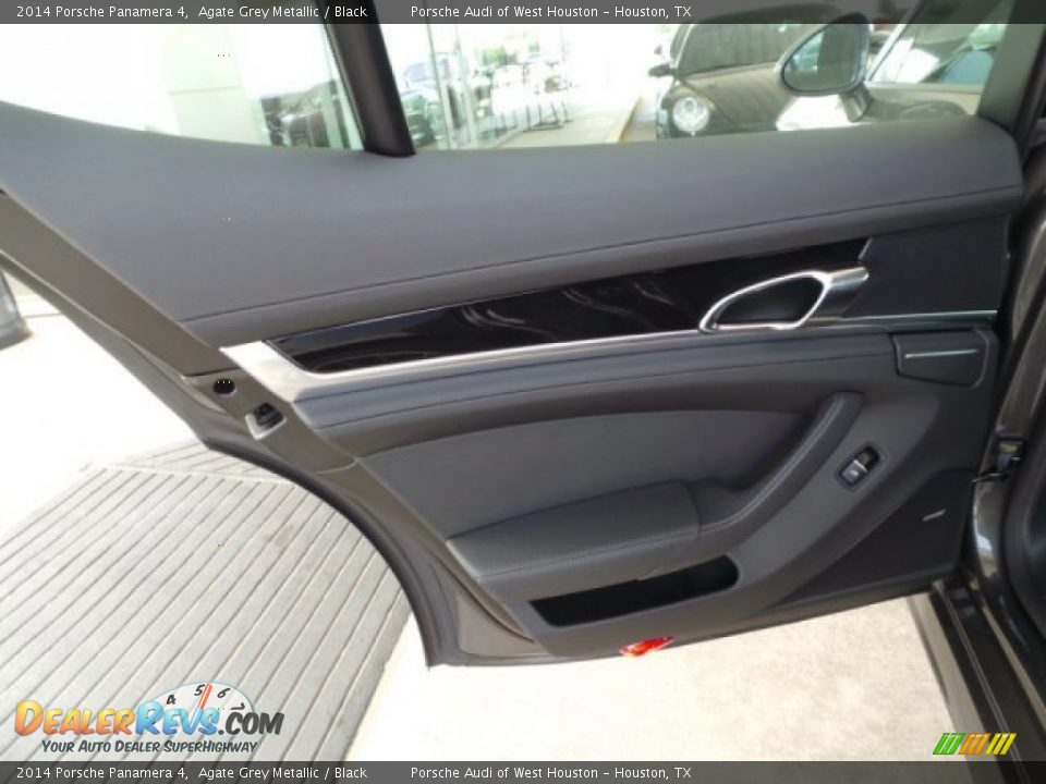 2014 Porsche Panamera 4 Agate Grey Metallic / Black Photo #26