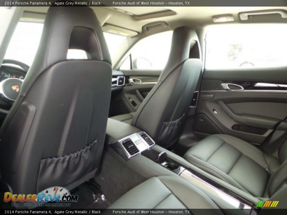 2014 Porsche Panamera 4 Agate Grey Metallic / Black Photo #27