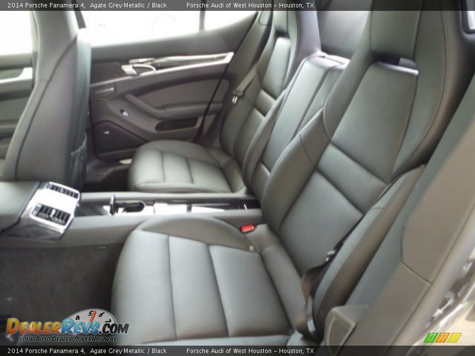 2014 Porsche Panamera 4 Agate Grey Metallic / Black Photo #28