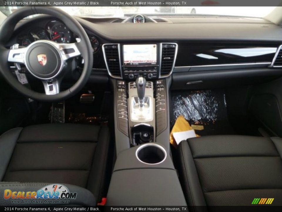 2014 Porsche Panamera 4 Agate Grey Metallic / Black Photo #29