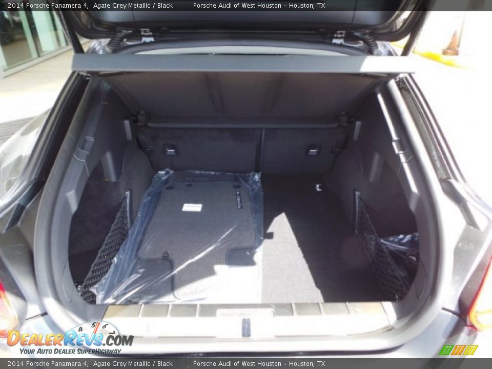 2014 Porsche Panamera 4 Agate Grey Metallic / Black Photo #31
