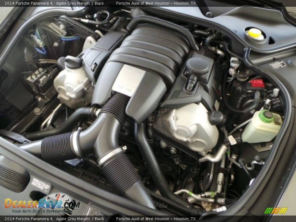 2014 Porsche Panamera 4 Agate Grey Metallic / Black Photo #34