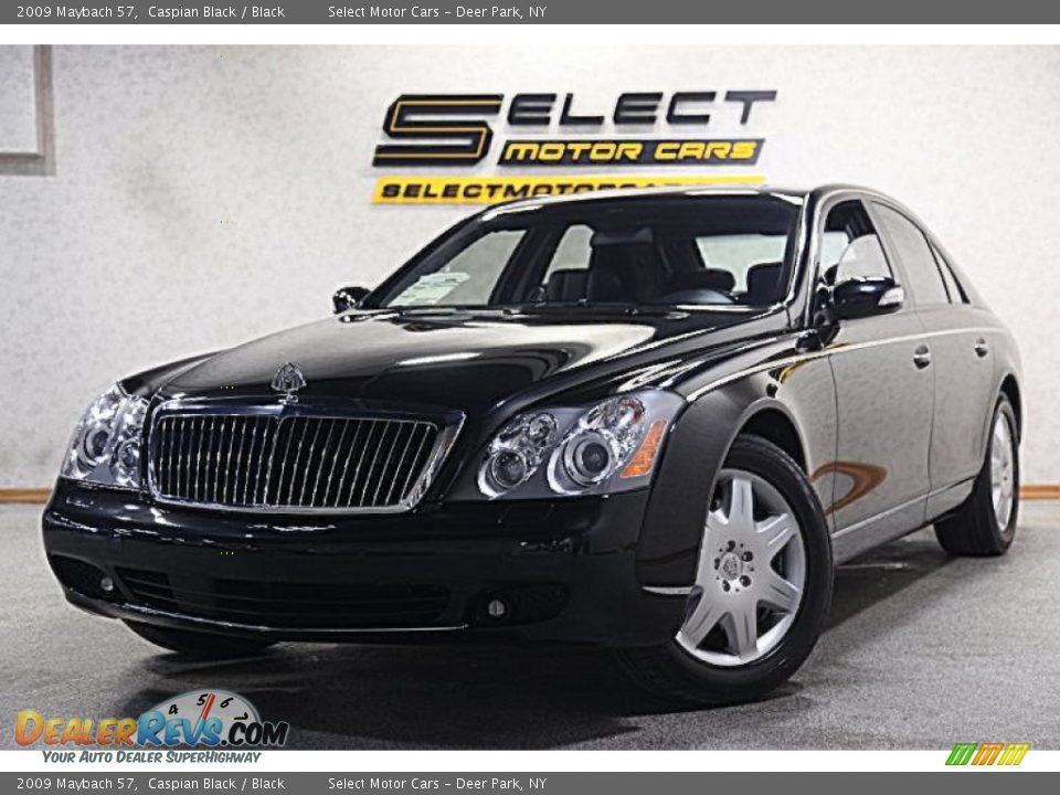 2009 Maybach 57 Caspian Black / Black Photo #1