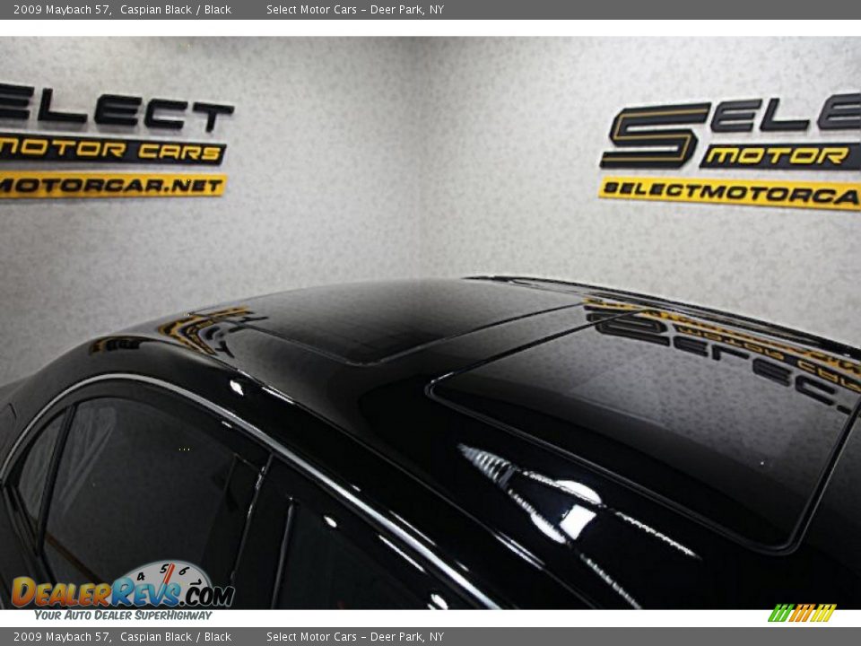 2009 Maybach 57 Caspian Black / Black Photo #5
