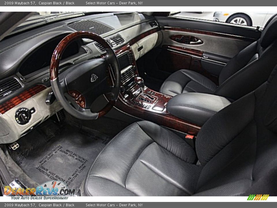 Black Interior - 2009 Maybach 57  Photo #8
