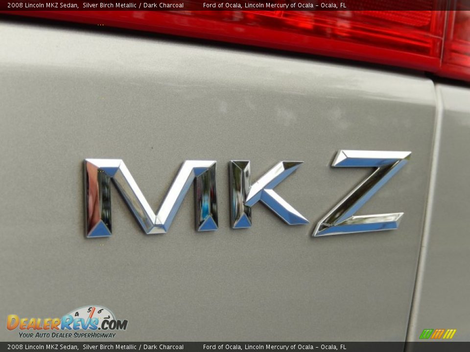 2008 Lincoln MKZ Sedan Silver Birch Metallic / Dark Charcoal Photo #9