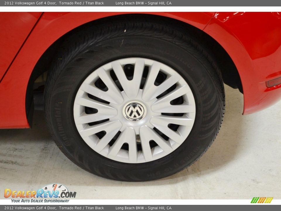 2012 Volkswagen Golf 4 Door Tornado Red / Titan Black Photo #8