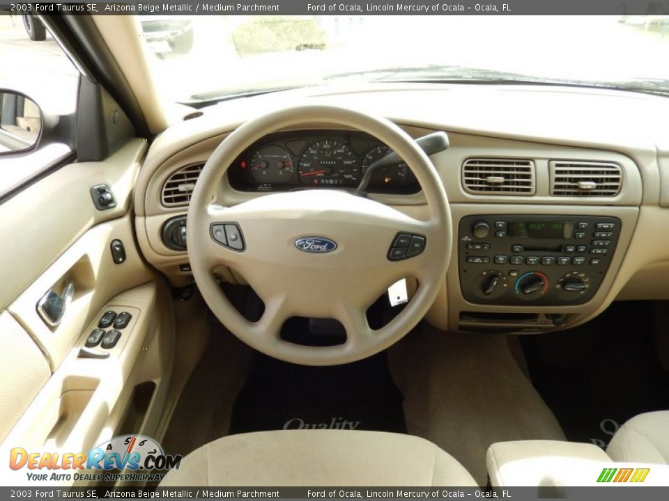 2003 Ford Taurus SE Arizona Beige Metallic / Medium Parchment Photo #21