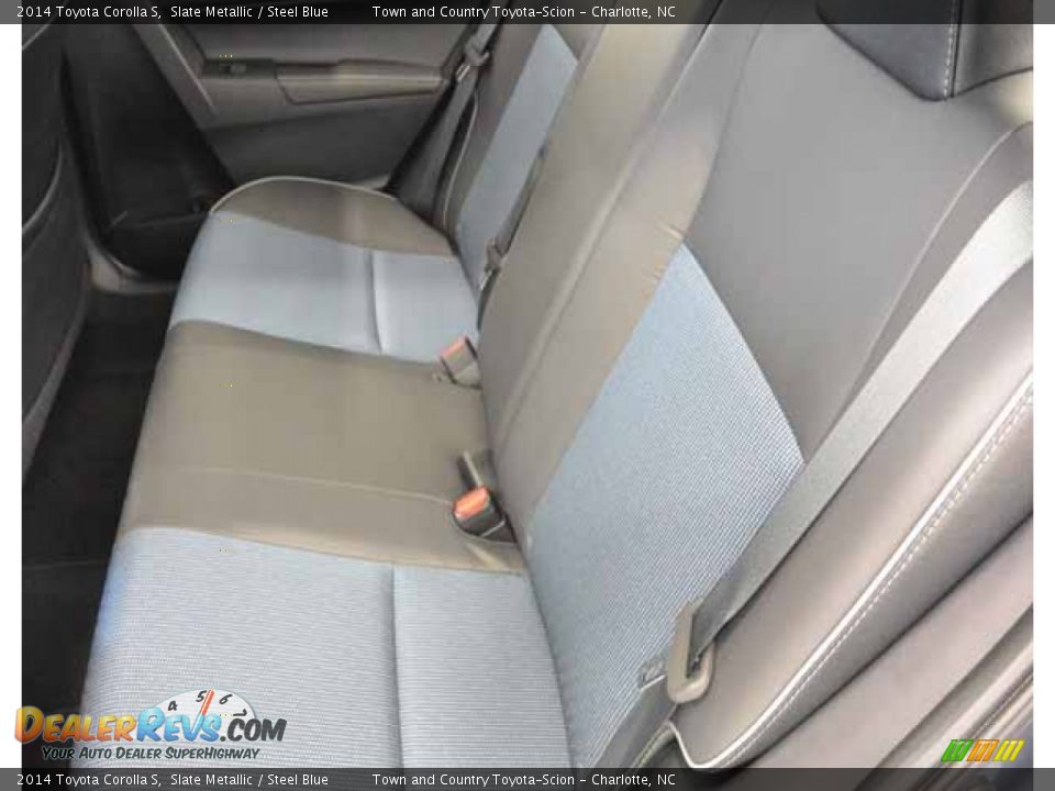 2014 Toyota Corolla S Slate Metallic / Steel Blue Photo #7
