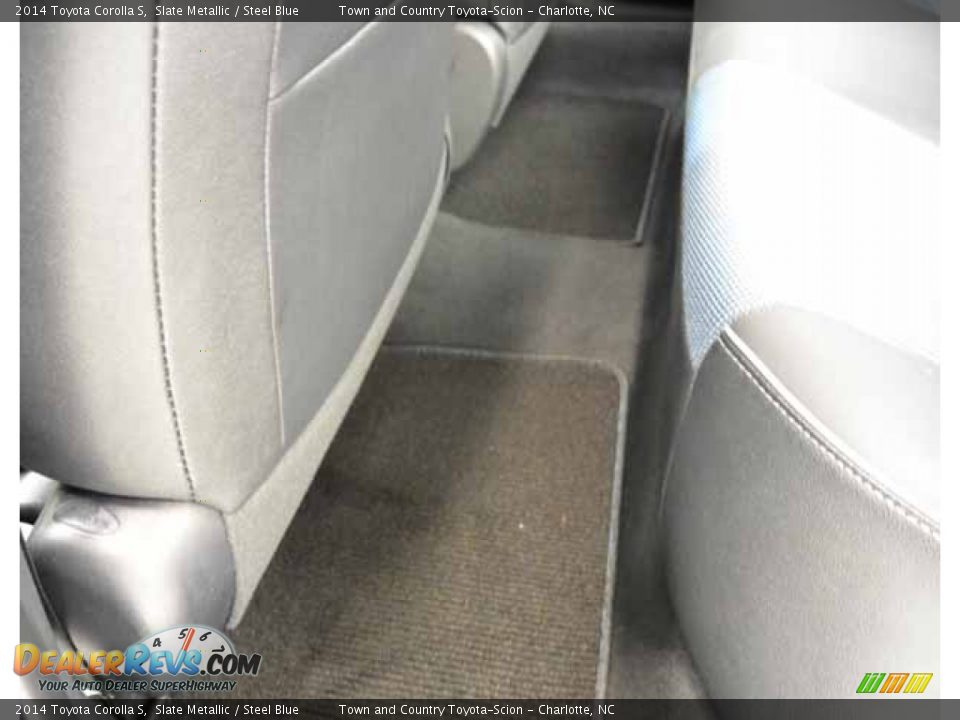 2014 Toyota Corolla S Slate Metallic / Steel Blue Photo #8