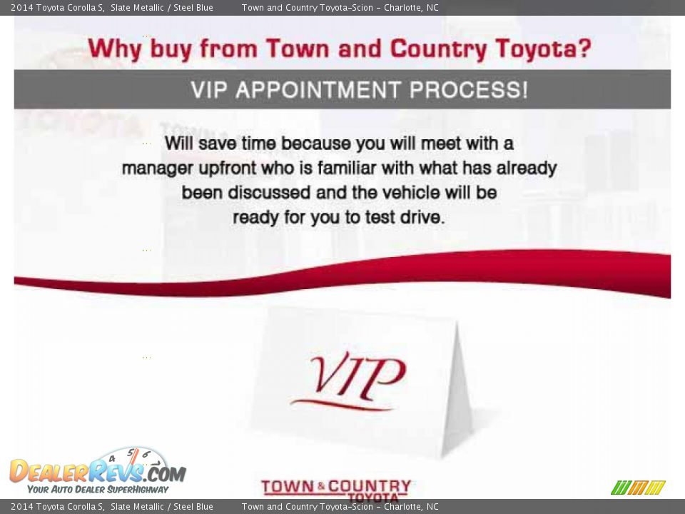 2014 Toyota Corolla S Slate Metallic / Steel Blue Photo #10