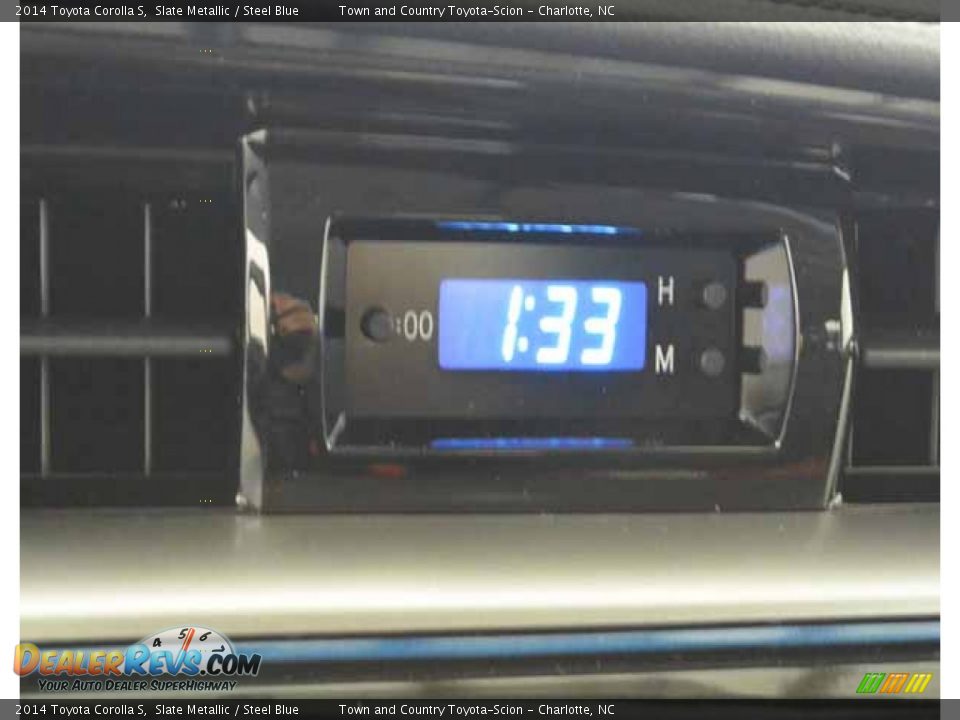 2014 Toyota Corolla S Slate Metallic / Steel Blue Photo #18