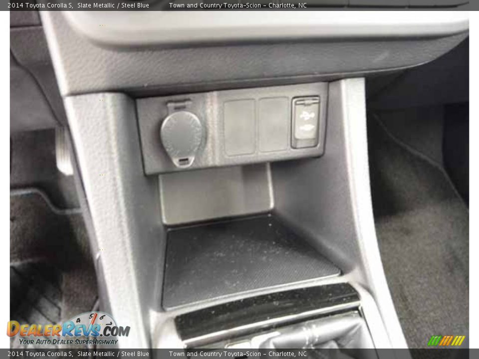 2014 Toyota Corolla S Slate Metallic / Steel Blue Photo #22
