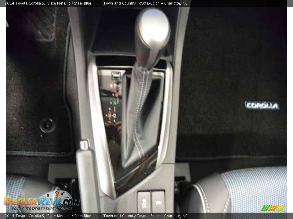 2014 Toyota Corolla S Slate Metallic / Steel Blue Photo #23