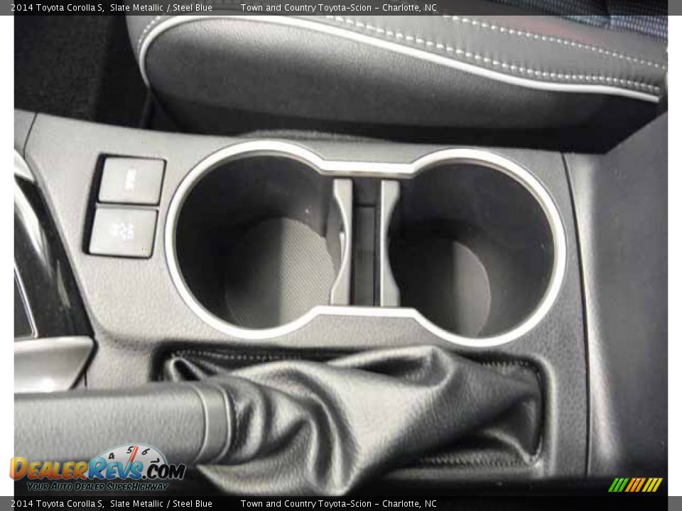 2014 Toyota Corolla S Slate Metallic / Steel Blue Photo #26