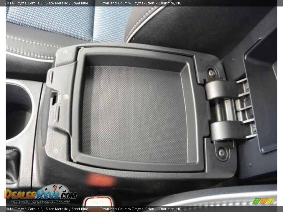 2014 Toyota Corolla S Slate Metallic / Steel Blue Photo #27