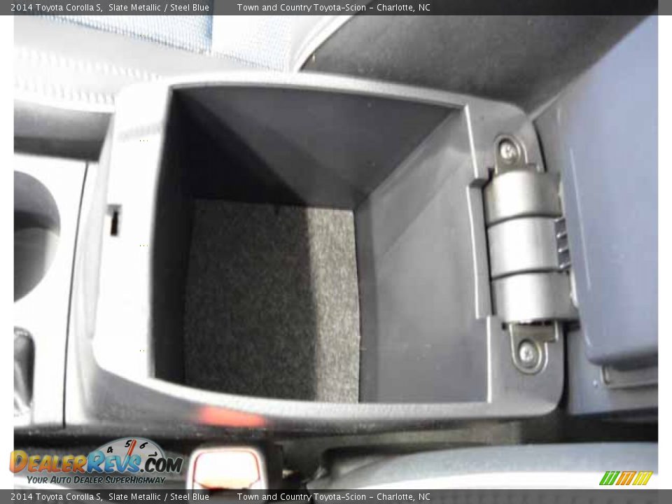 2014 Toyota Corolla S Slate Metallic / Steel Blue Photo #28