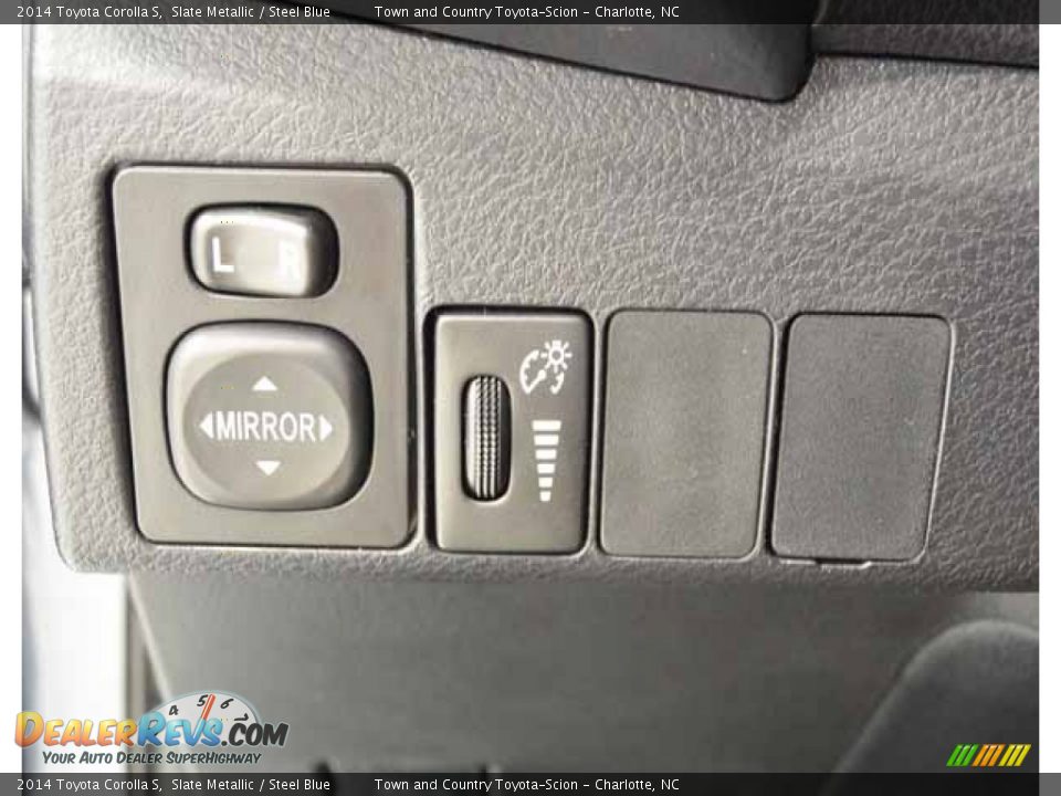 2014 Toyota Corolla S Slate Metallic / Steel Blue Photo #29