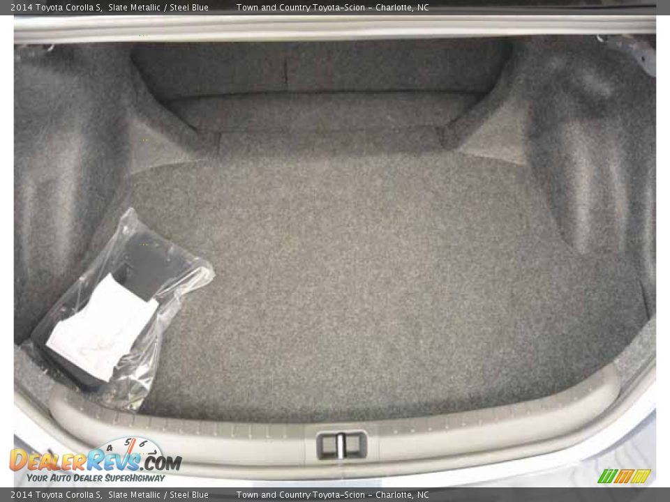 2014 Toyota Corolla S Slate Metallic / Steel Blue Photo #35