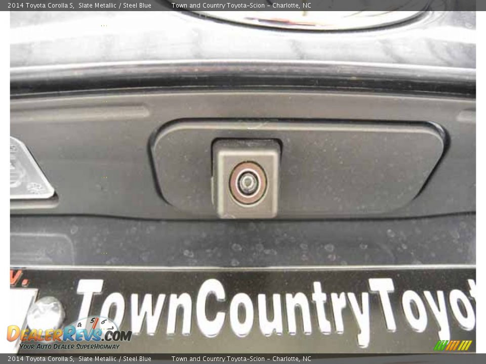 2014 Toyota Corolla S Slate Metallic / Steel Blue Photo #36